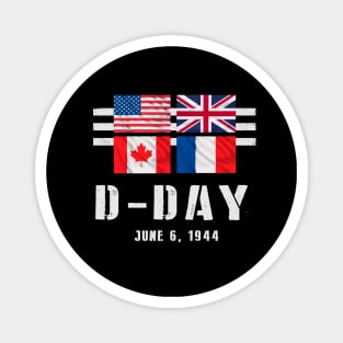 Allied Victory on D-Day in Normandy WWII Magnet